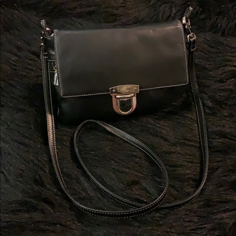 Perlina New York Genuine Leather Crossbody Bag